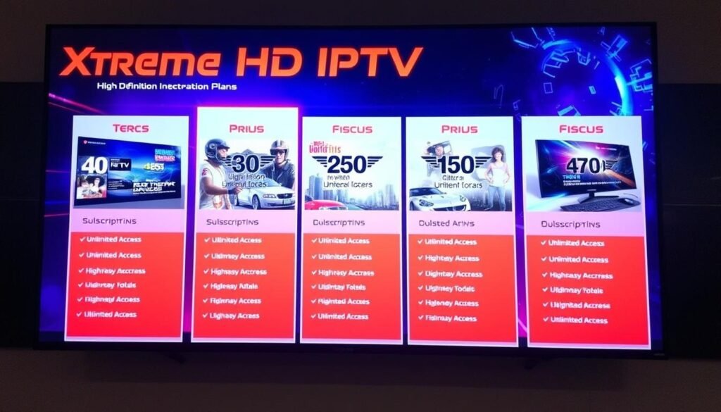 Xtreme HD IPTV Pricing Plans