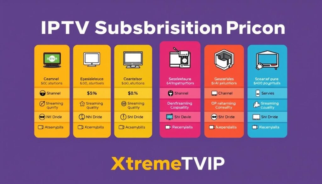 IPTV subscription pricing comparison