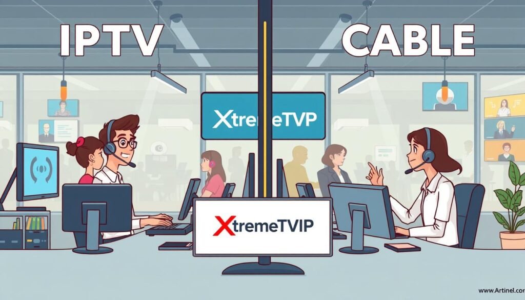customer support in IPTV and Cable TV services