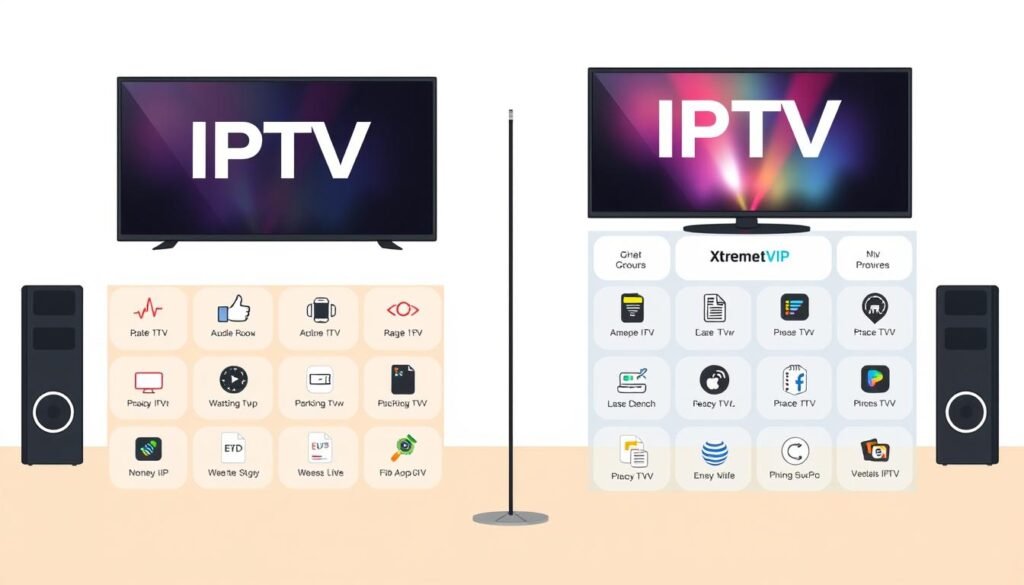 comparação serviços IPTV