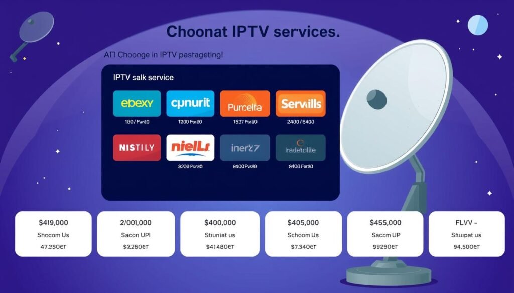 escolher serviço IPTV