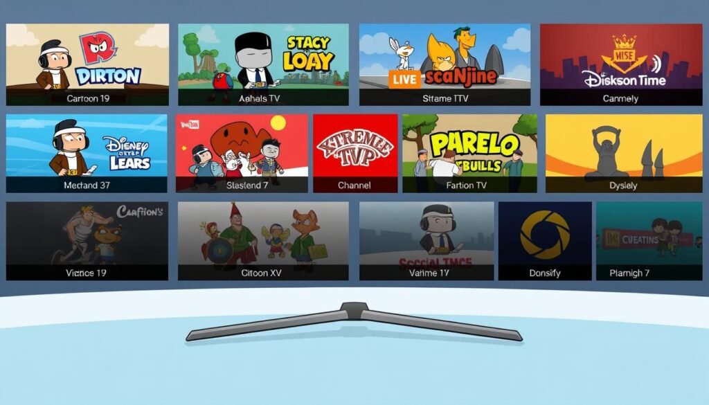 variedade de canais IPTV